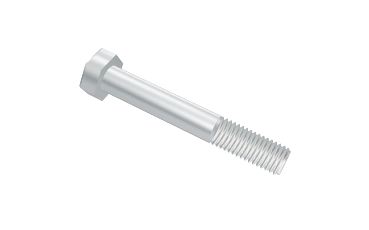 Parafuso sextavado M12 × 80 mm zincado em 3D, no configurador da CotaFix